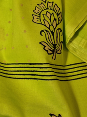 Unstitched Block Printed Shirt Made on a Material of your Specification