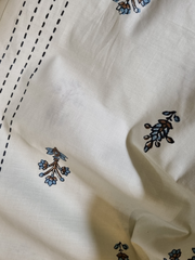 Unstitched Block Printed Shirt Made on a Material of your Specification