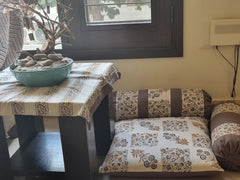 Set of 2 Cotton Floor Cushion Covers