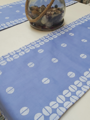 Double Sided Cotton Block Printed Runner in Reverse Color Combinations