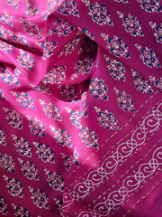 Unstitched Block Printed Shirt Made on a Material of your Specification