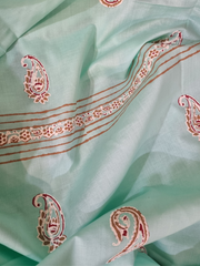 Unstitched Block Printed Shirt Made on a Material of your Specification