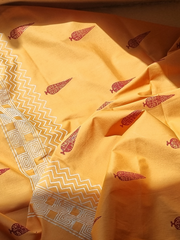 Unstitched Block Printed Shirt Made on a Material of your Specification