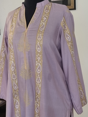 Unstitched Block Printed Shirt Made on a Material of your Specification