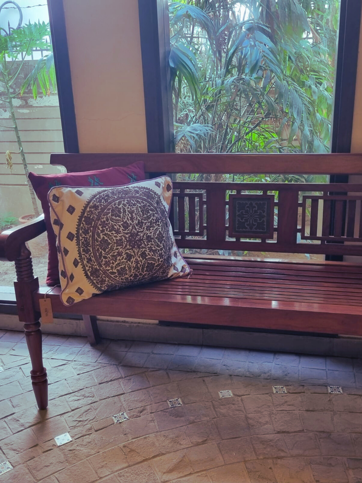 Block Printed Cotton Cushion Cover